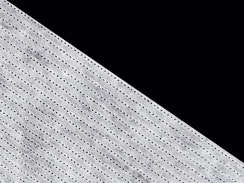 Håltyp Hydrofil varmluft genom för det övre arket av blöja eller servetter